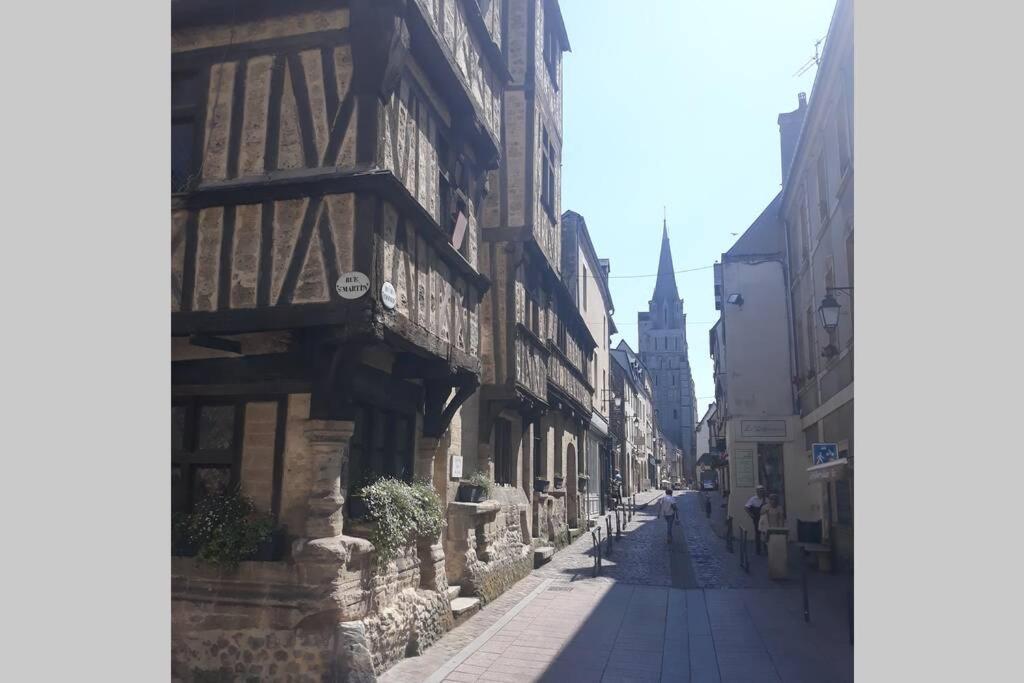 Ferienwohnung Au Coeur Du Vieux Bayeux, Logement De Charme Exterior foto